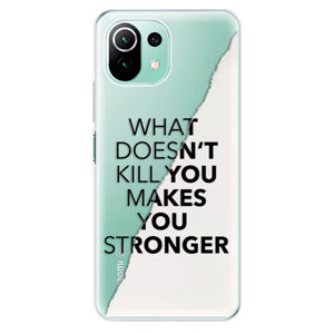 Odolné silikónové puzdro iSaprio - Makes You Stronger - Xiaomi Mi 11 Lite