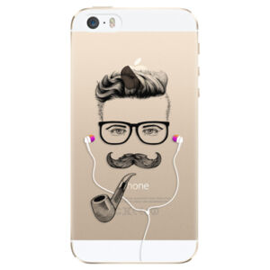 Plastové puzdro iSaprio - Man With Headphones 01 - iPhone 5/5S/SE