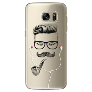Plastové puzdro iSaprio - Man With Headphones 01 - Samsung Galaxy S7