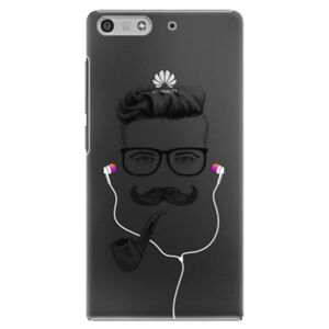 Plastové puzdro iSaprio - Man With Headphones 01 - Huawei Ascend P7 Mini