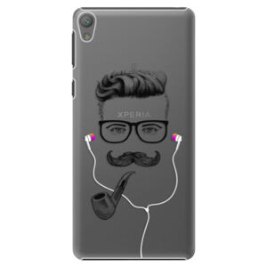 Plastové puzdro iSaprio - Man With Headphones 01 - Sony Xperia E5