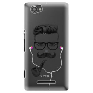 Plastové puzdro iSaprio - Man With Headphones 01 - Sony Xperia M