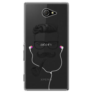 Plastové puzdro iSaprio - Man With Headphones 01 - Sony Xperia M2