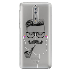 Plastové puzdro iSaprio - Man With Headphones 01 - Nokia 8