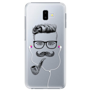Plastové puzdro iSaprio - Man With Headphones 01 - Samsung Galaxy J6+