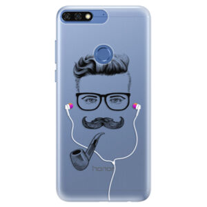 Silikónové puzdro iSaprio - Man With Headphones 01 - Huawei Honor 7C