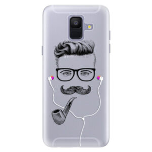 Silikónové puzdro iSaprio - Man With Headphones 01 - Samsung Galaxy A6