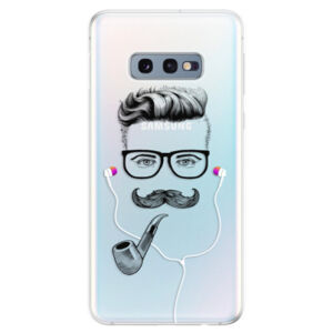 Odolné silikonové pouzdro iSaprio - Man With Headphones 01 - Samsung Galaxy S10e