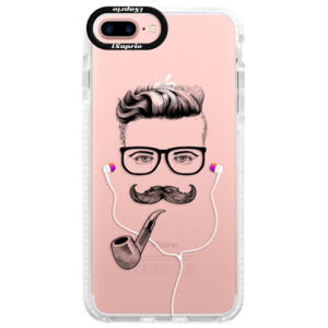 Silikónové púzdro Bumper iSaprio - Man With Headphones 01 - iPhone 7 Plus