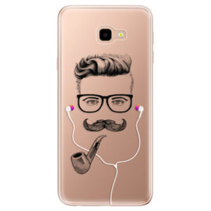 Odolné silikónové puzdro iSaprio - Man With Headphones 01 - Samsung Galaxy J4+
