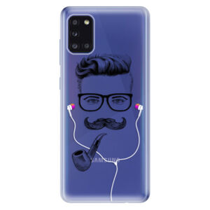 Odolné silikónové puzdro iSaprio - Man With Headphones 01 - Samsung Galaxy A31