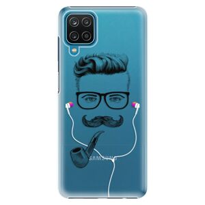 Plastové puzdro iSaprio - Man With Headphones 01 - Samsung Galaxy A12