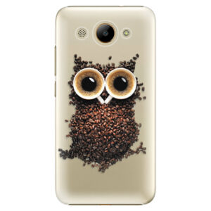 Plastové puzdro iSaprio - Owl And Coffee - Huawei Y3 2017
