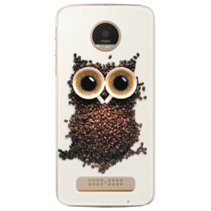 Plastové puzdro iSaprio - Owl And Coffee - Lenovo Moto Z Play