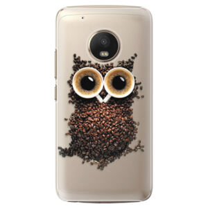 Plastové puzdro iSaprio - Owl And Coffee - Lenovo Moto G5 Plus