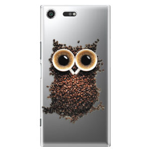 Plastové puzdro iSaprio - Owl And Coffee - Sony Xperia XZ Premium