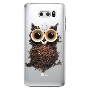 Plastové puzdro iSaprio - Owl And Coffee - LG V30