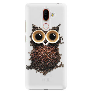 Plastové puzdro iSaprio - Owl And Coffee - Nokia 7 Plus