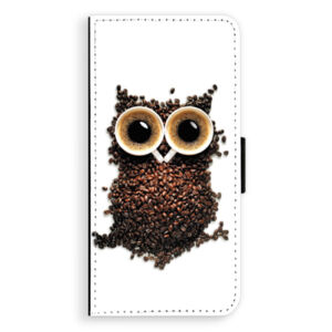 Flipové puzdro iSaprio - Owl And Coffee - Huawei Ascend P8