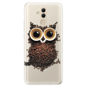 Silikónové puzdro iSaprio - Owl And Coffee - Huawei Mate 20 Lite