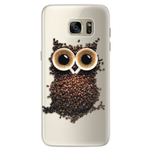 Silikónové puzdro iSaprio - Owl And Coffee - Samsung Galaxy S7