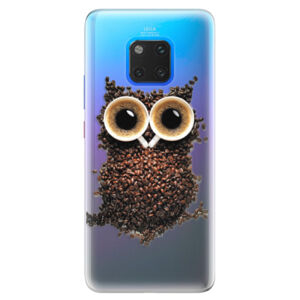 Silikónové puzdro iSaprio - Owl And Coffee - Huawei Mate 20 Pro