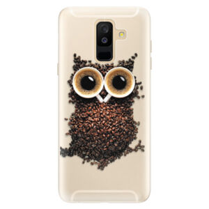 Silikónové puzdro iSaprio - Owl And Coffee - Samsung Galaxy A6+
