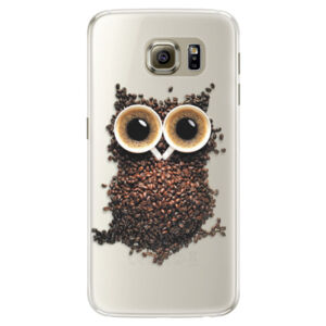 Silikónové puzdro iSaprio - Owl And Coffee - Samsung Galaxy S6 Edge