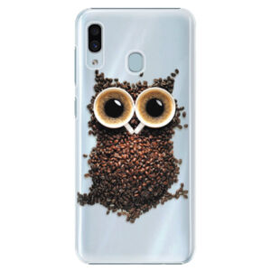 Plastové puzdro iSaprio - Owl And Coffee - Samsung Galaxy A30