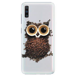 Plastové puzdro iSaprio - Owl And Coffee - Samsung Galaxy A70
