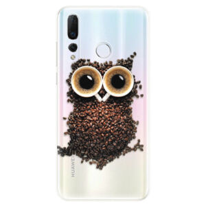 Odolné silikonové pouzdro iSaprio - Owl And Coffee - Huawei Nova 4