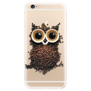 Odolné silikónové puzdro iSaprio - Owl And Coffee - iPhone 6/6S