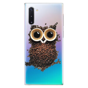 Plastové puzdro iSaprio - Owl And Coffee - Samsung Galaxy Note 10