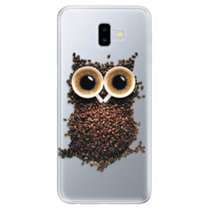 Odolné silikónové puzdro iSaprio - Owl And Coffee - Samsung Galaxy J6+