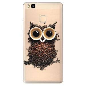 Odolné silikónové puzdro iSaprio - Owl And Coffee - Huawei Ascend P9 Lite