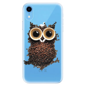 Odolné silikónové puzdro iSaprio - Owl And Coffee - iPhone XR