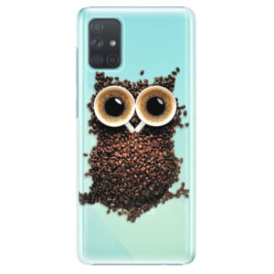 Plastové puzdro iSaprio - Owl And Coffee - Samsung Galaxy A71