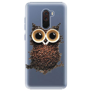 Plastové puzdro iSaprio - Owl And Coffee - Xiaomi Pocophone F1