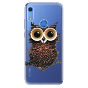 Odolné silikónové puzdro iSaprio - Owl And Coffee - Huawei Y6s