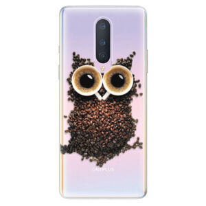 Odolné silikónové puzdro iSaprio - Owl And Coffee - OnePlus 8
