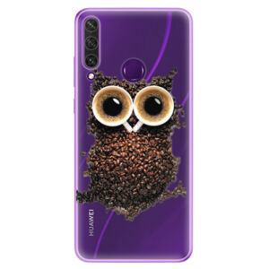 Odolné silikónové puzdro iSaprio - Owl And Coffee - Huawei Y6p