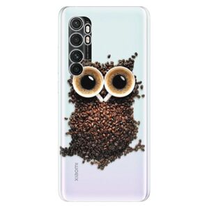 Odolné silikónové puzdro iSaprio - Owl And Coffee - Xiaomi Mi Note 10 Lite