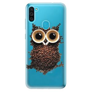 Odolné silikónové puzdro iSaprio - Owl And Coffee - Samsung Galaxy M11