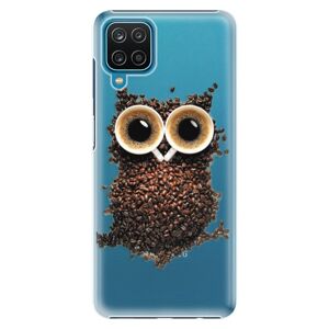 Plastové puzdro iSaprio - Owl And Coffee - Samsung Galaxy A12