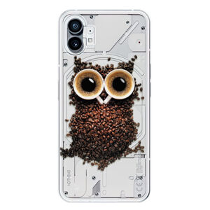 Odolné silikónové puzdro iSaprio - Owl And Coffee - Nothing Phone (1)
