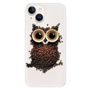 Odolné silikónové puzdro iSaprio - Owl And Coffee - iPhone 15 Plus