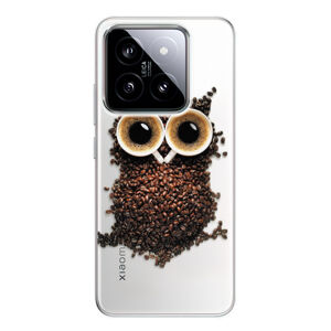Odolné silikónové puzdro iSaprio - Owl And Coffee - Xiaomi 14