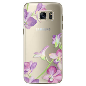 Plastové puzdro iSaprio - Purple Orchid - Samsung Galaxy S7 Edge
