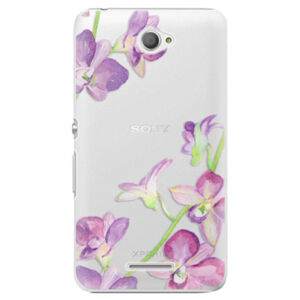 Plastové puzdro iSaprio - Purple Orchid - Sony Xperia E4