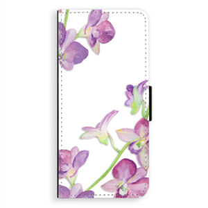 Flipové puzdro iSaprio - Purple Orchid - Samsung Galaxy A8 Plus
